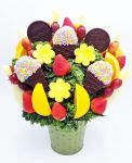 Ice Cream Cone Basket Fresh Fruit Arrangement